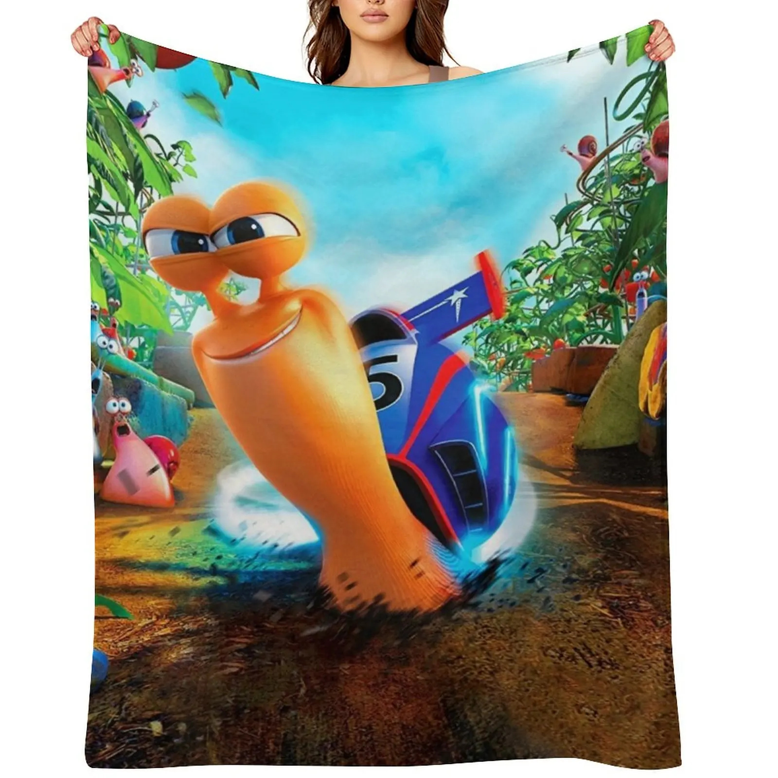 turbo animation characters turbo vs child Throw Blanket decorative Blankets For Sofas Quilt Soft Plaid Blankets