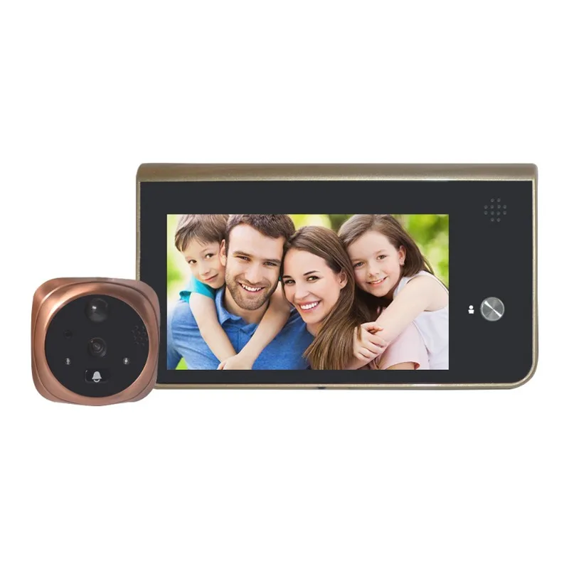 Smart Cat Eye Visual Door Lock, Fingerprint Lock Matching, Electronic Lock Body Lock Cylinder