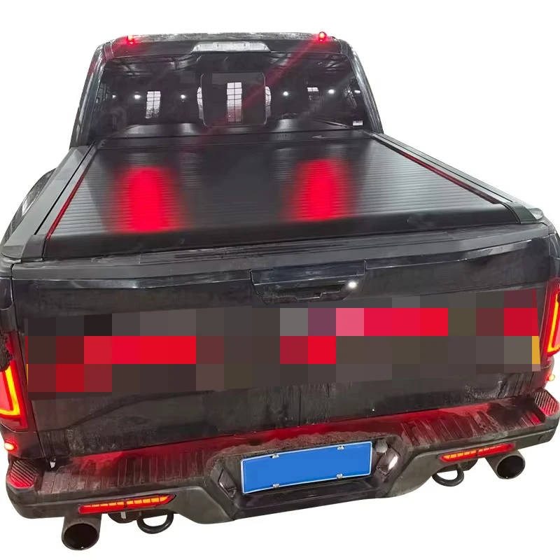 

Pickup Truck Bed Cover Retractable Aluminum Alloy Hard Tonneau Cover F150 for Hilux Roller Shutter Lid Ranger