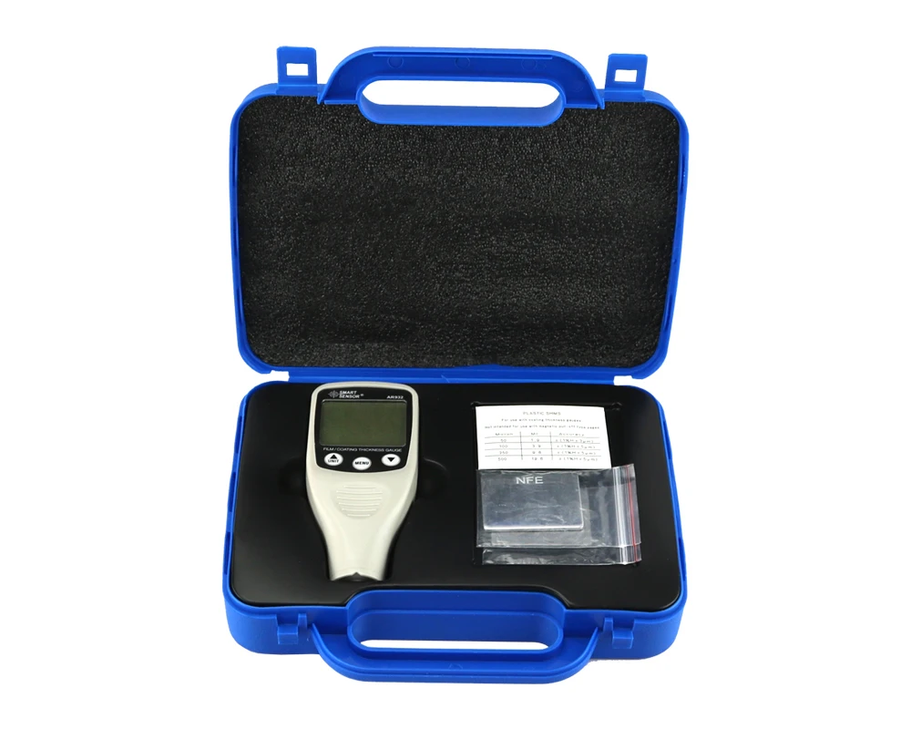 Digital Film Coating Thickness Gauge Car Paint Meter with LCD Backlight Paint Electroplated Coating Measurement instrument