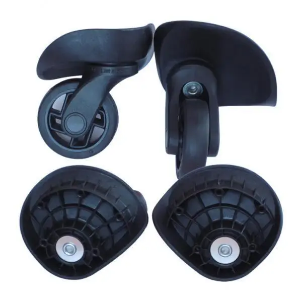 Suitcase Replacement Swivel Wheels Dual Roller Quiet Casters for Luggage Bag Trolley DIY Repair