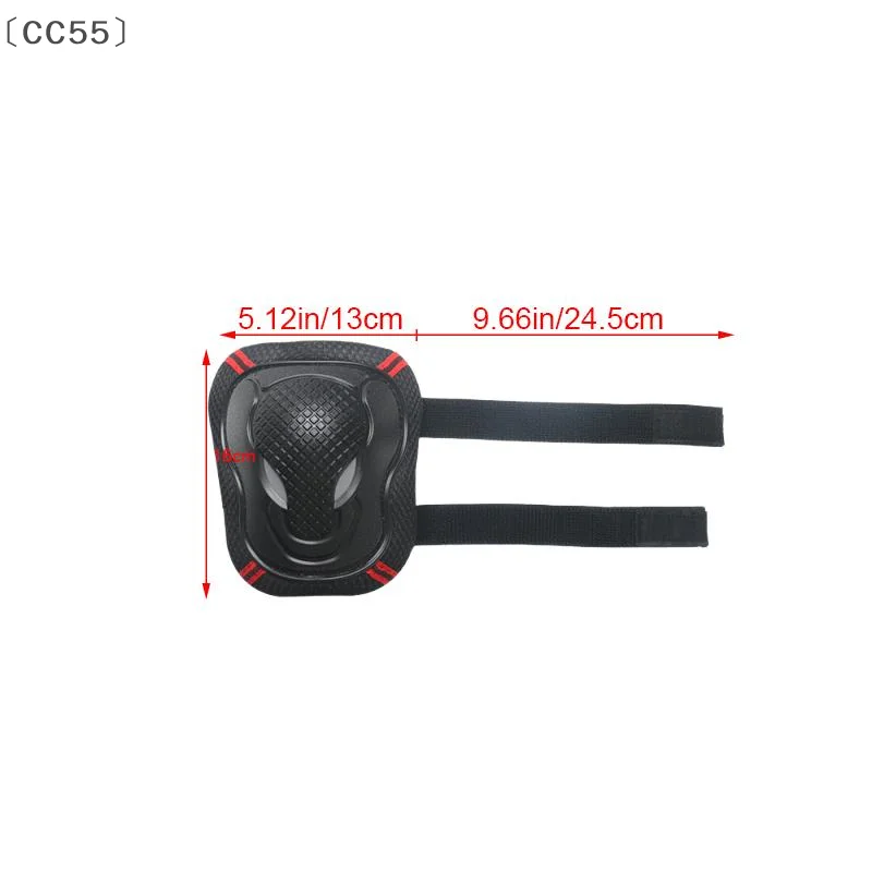 maveraCC55ṁ6Pcs/Set Cotovelo Joelheiras Protetor de Patinação Skate Esportes Respirável Equipamento de Proteção Equitação Rolo Protetor de Pulso Adultos