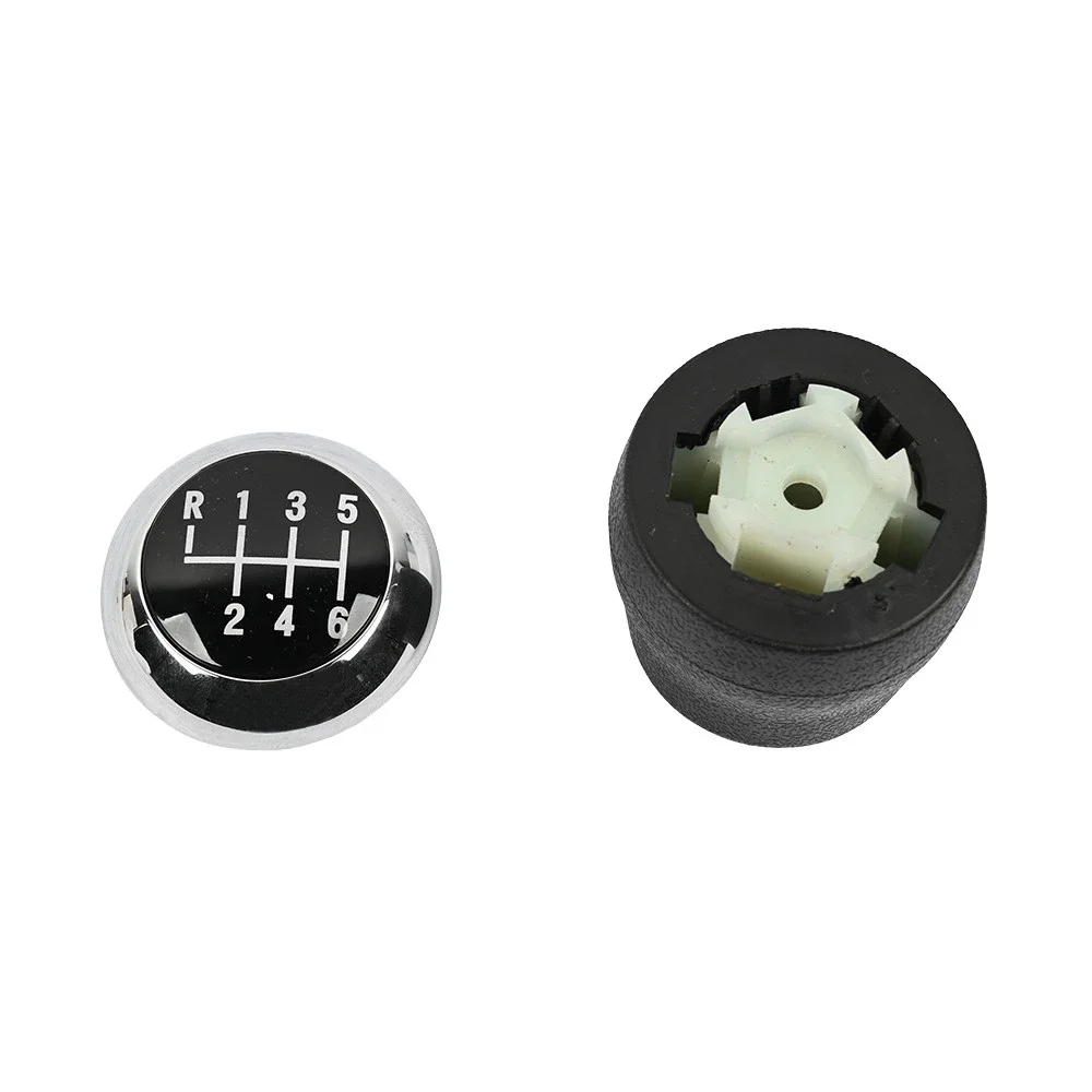 AB39-7J407-AC Car MT 6-Speed Gear Shift Lever Knob Shifter Chrome Top Ball For Ford Ranger Transit Custom 2011-2017 Car Styling