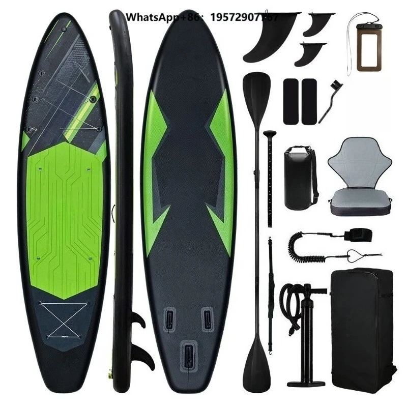 350cm Inflatable Paddleboard Custom Subboard High Quality Soft Top Padel Board with Kayak Seat Padle Board