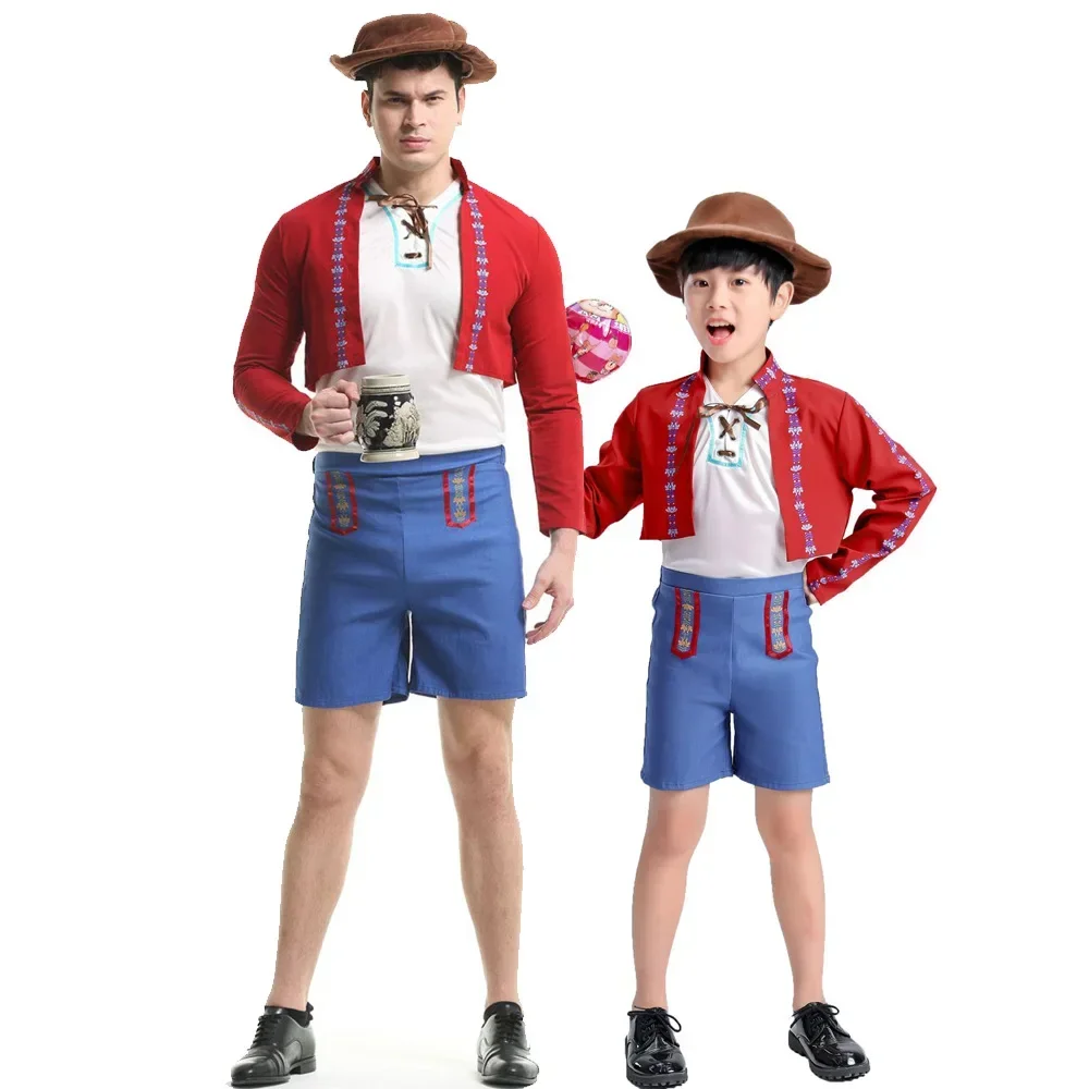 Cosplay Oktoberfest Costume Ethnic Style Parent-Child Dress