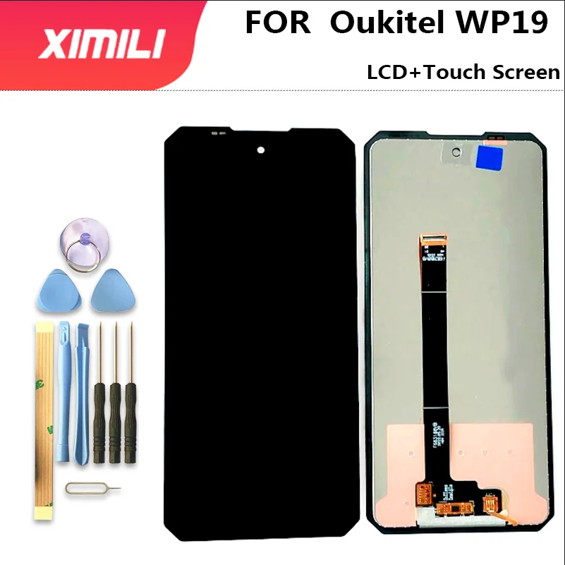 

Original Oukitel WP19 LCD Display and Touch Screen Digitizer Assembly FOR oukitel wp19 PRO Replacement Display lcd +Tools