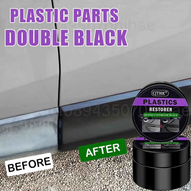 Car Plastic Restorer Coating Agent Back To Black Gloss Auto Plastic Rubber Leather Restore Auto Polish Repair Coating Renovator