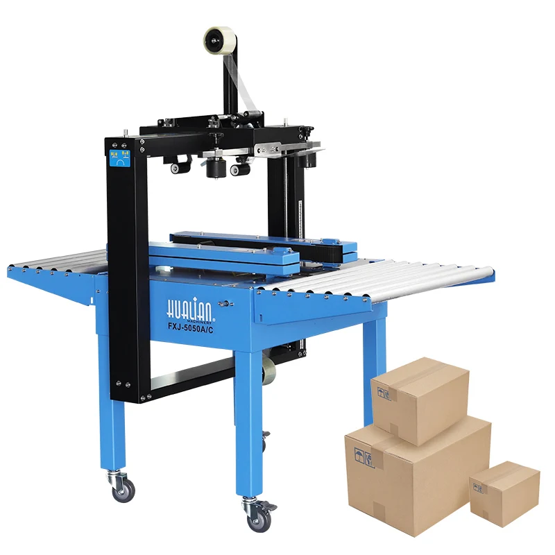 

FXJ-5050A/C Hualian Новое поступление Картонная коробка Футляр Упаковочная лента Упаковочная машина для запечатывания