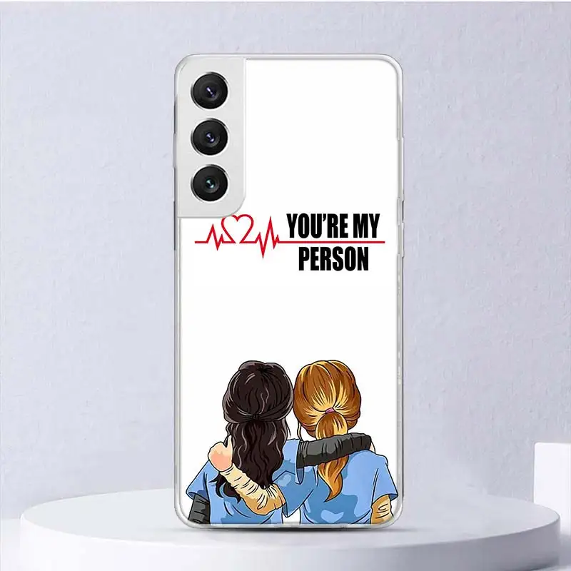 Greys Anatomy Person Soft Case For Samsung Galaxy S24 S23 S22 S21 Ultra S20 FE S10 Plus Phone Cover S9 S8 + S10E Funda Coque