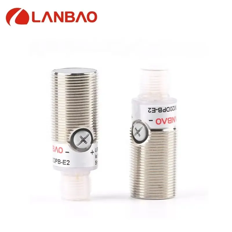 PSM-TM Series IP67 Optical Proximity Sensor NPN PNP Metal Cylindrical 20m Sensing Distance CE Approved Beam