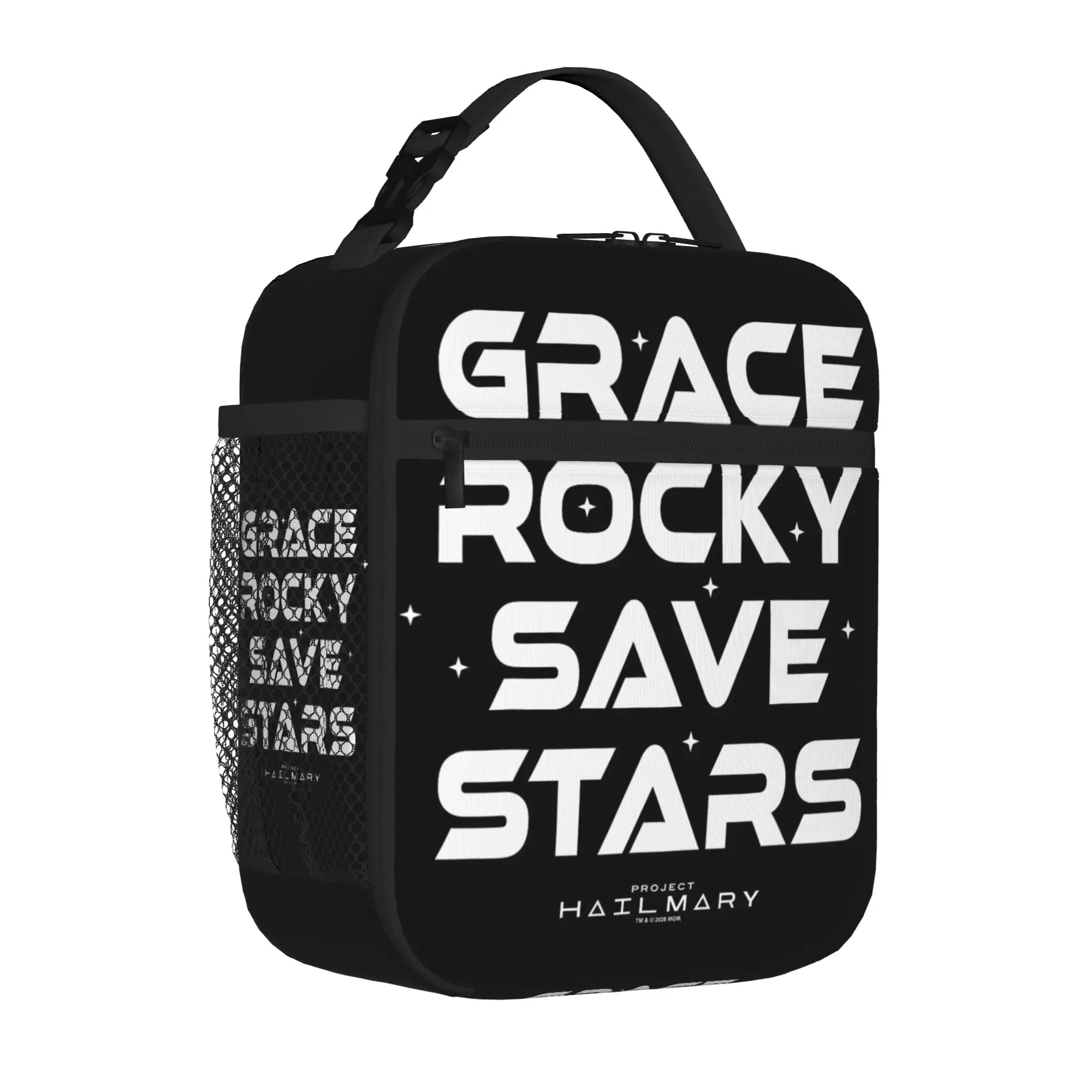 Project Hail Mary Grace Eridani-Rocky Star Insulated Lunch Bag Poster Storage Food Box Portable Thermal Cooler Lunch Box School