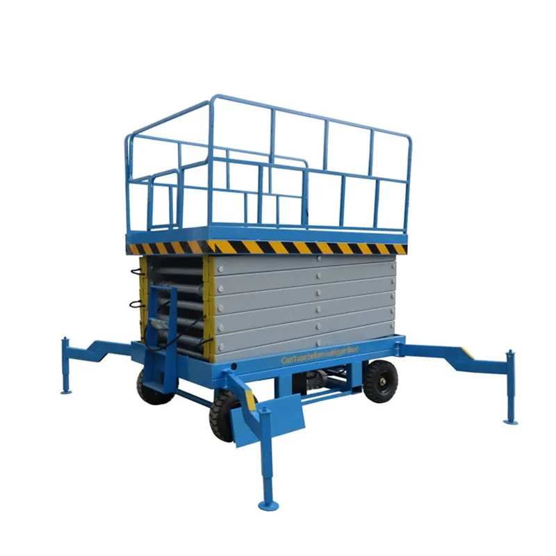 Scissor Lift Cart Hydraulic Manual Table Mobile Lift Platform