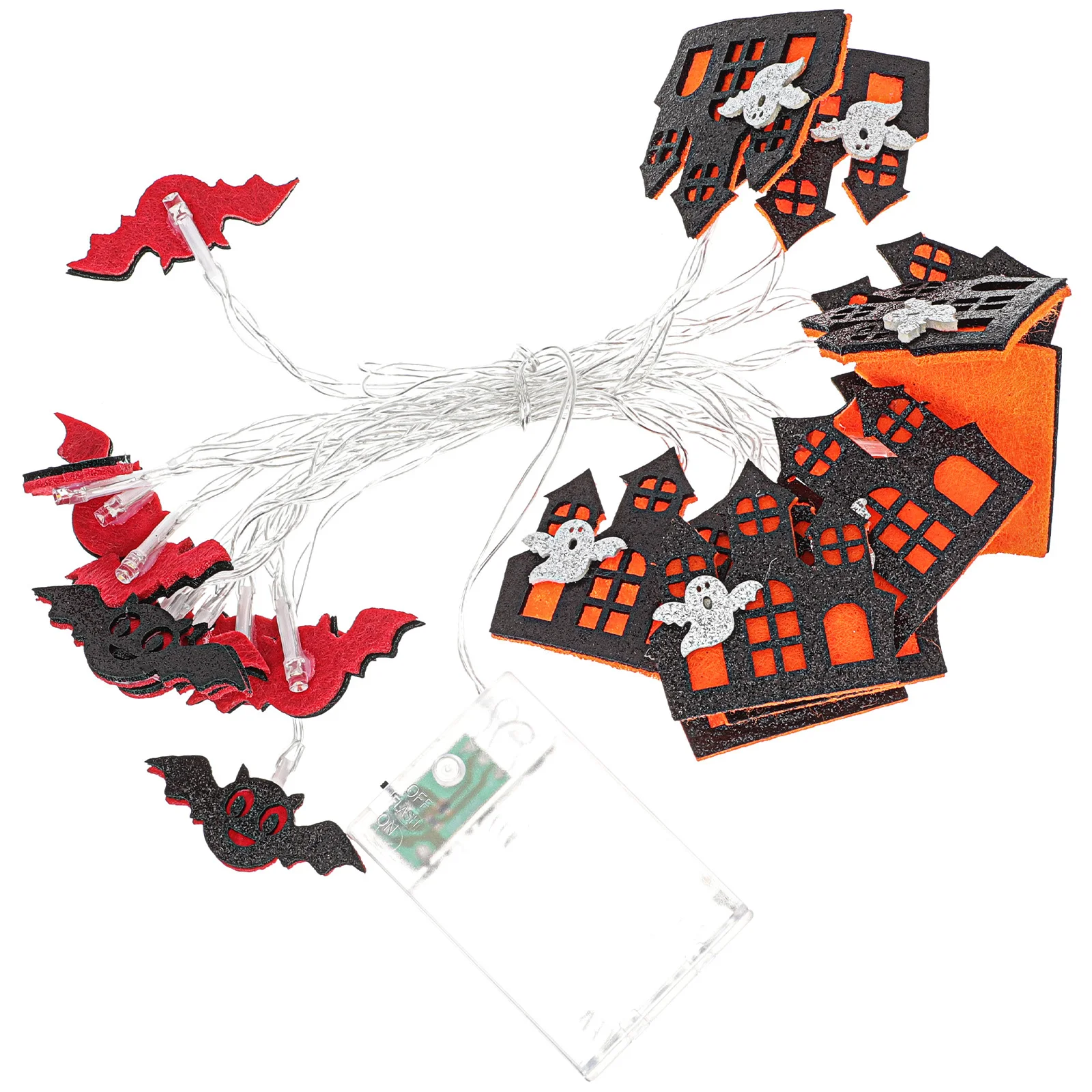 

Led Halloween Bat Castle String Lights, Hanging Horror Party Decor, Halloween Decoration Supplies, Fairy Lights For Themed