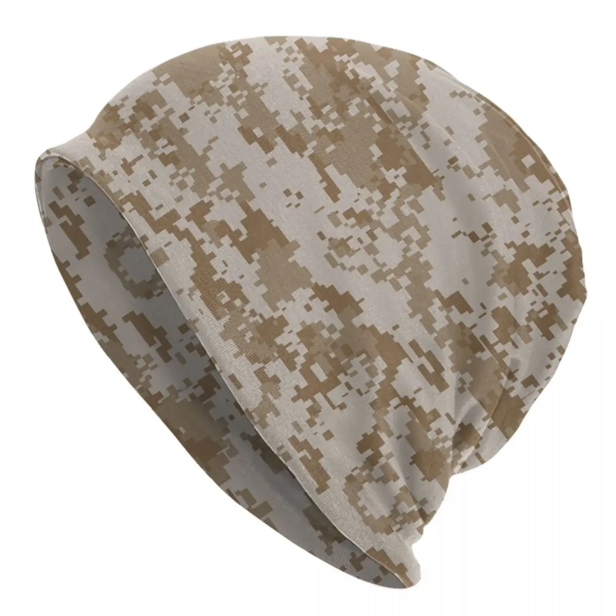 Digital Desert Camo Skullies Beanies Caps Hip Hop Winter Warm Women Men Knit Hats Unisex Adult Camouflage Bonnet Hats