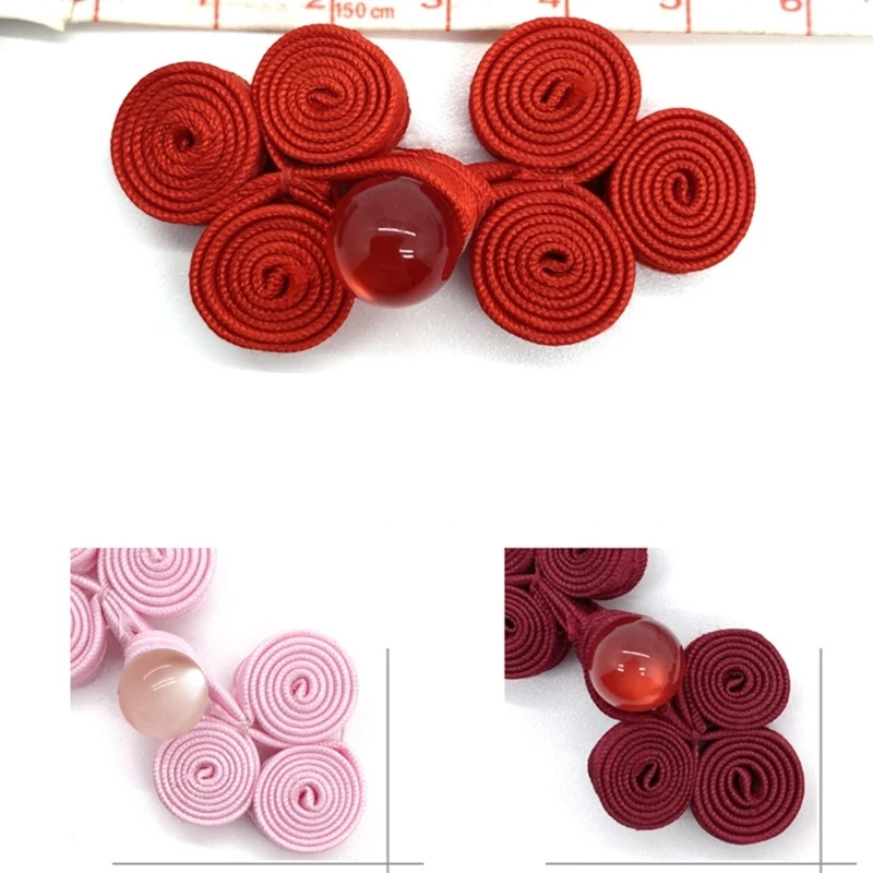 Traditional Chinese Knot Buttons Cheongsam Fastener Closures DIY Sewing Costume