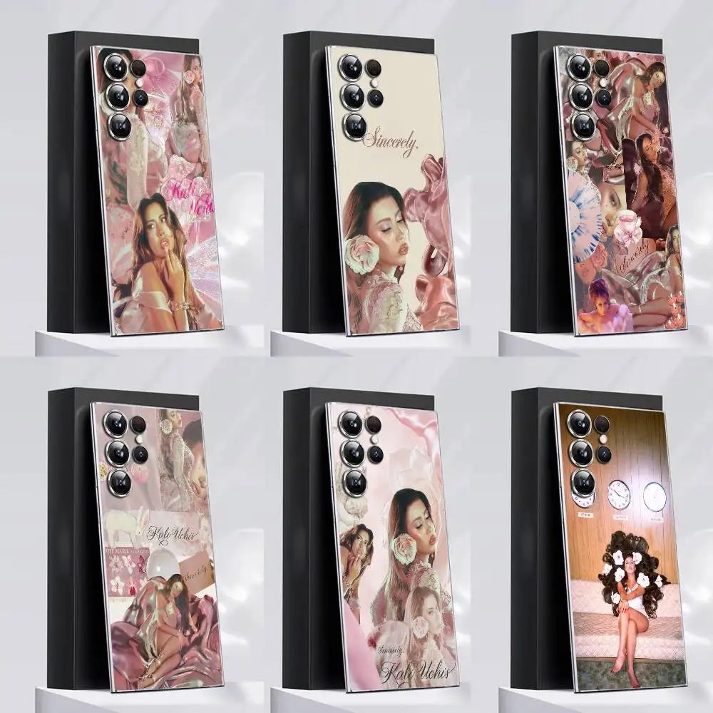 

K-Kali Uchis Sincerely Phone Case For Samsung S24,30,21,22,23,20 FE,lite,PIus,Ultra,5G,Note,9,10 Transparent Cover