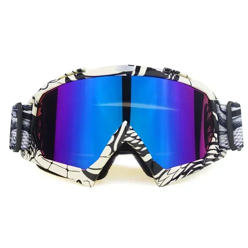 Óculos anti-reflexo Motocross, Esportes elegantes Cross Shaped Óculos, Capacete para Pitbike Motocicleta Off-Road ATV Bike Enduro Racer