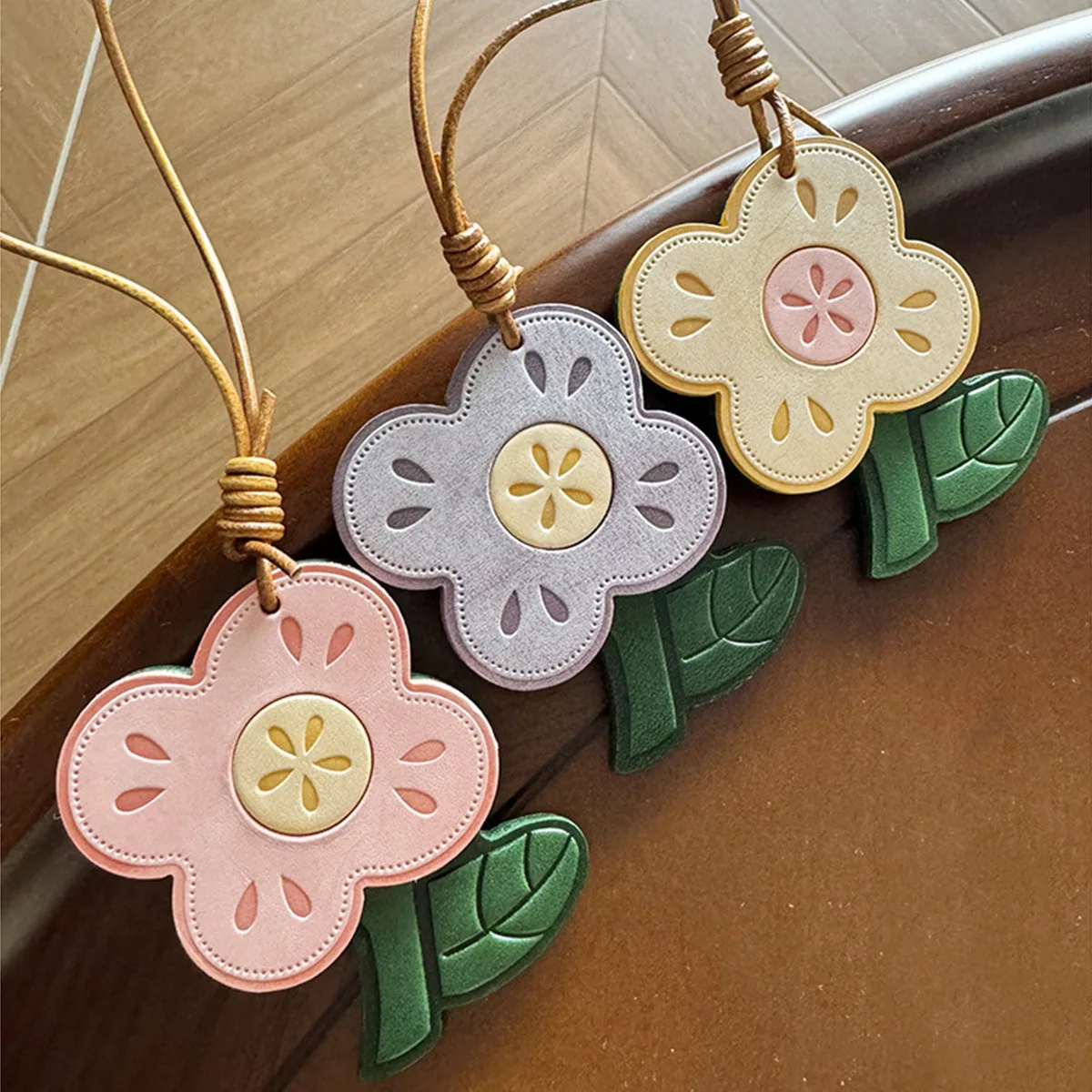 Cute Flower Leather Pendant Mini Bag Decorative Sunflower Creative Lovely Small Accessories