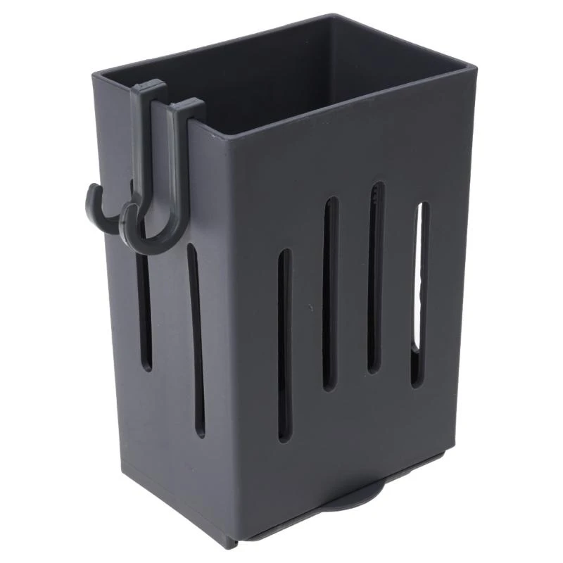 

652F Efficient Kitchen Utensils Rack Wall Mounted Kitchen Organizers with Draining Chopstick Holder and Cutlery Storage Box