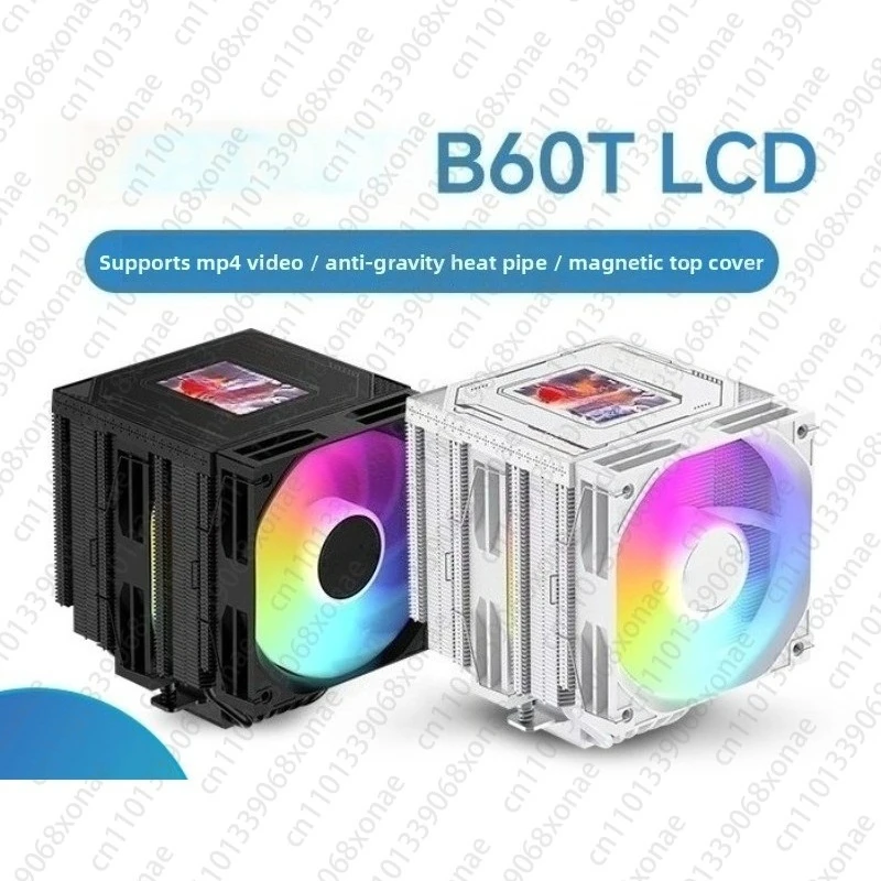 

B60T ЖК-дисплей с 2,8-дюймовым экраном, кулер для видеопроцессора, кулер с двойным вентилятором и воздушным охлаждением, 6 тепловых труб