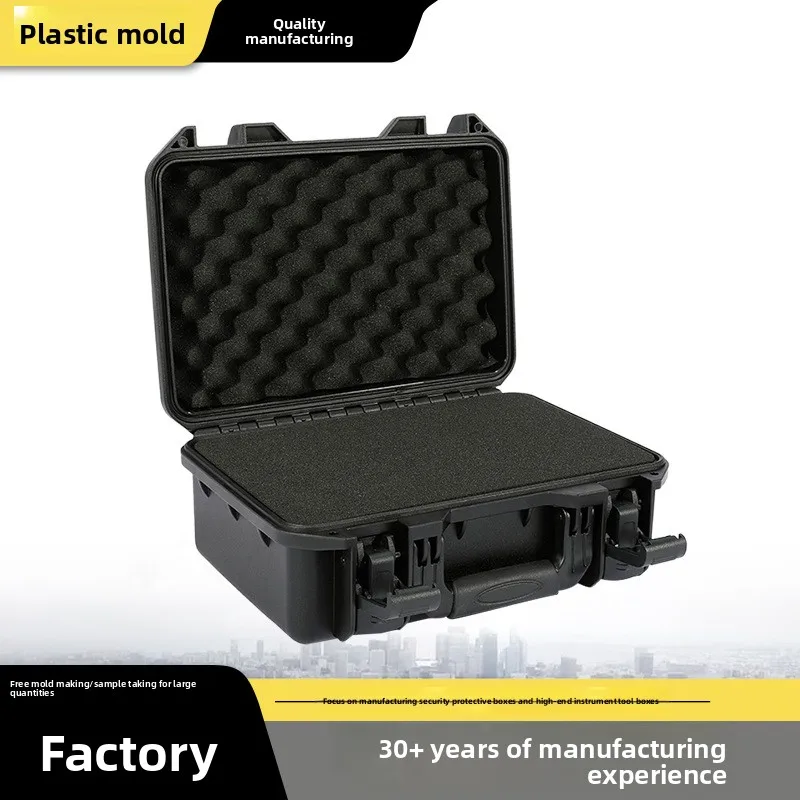 IP67 Waterproof Portable Protective Hard Case Precision Instrument Carrying Tool Box with Customizable Foam Insert for