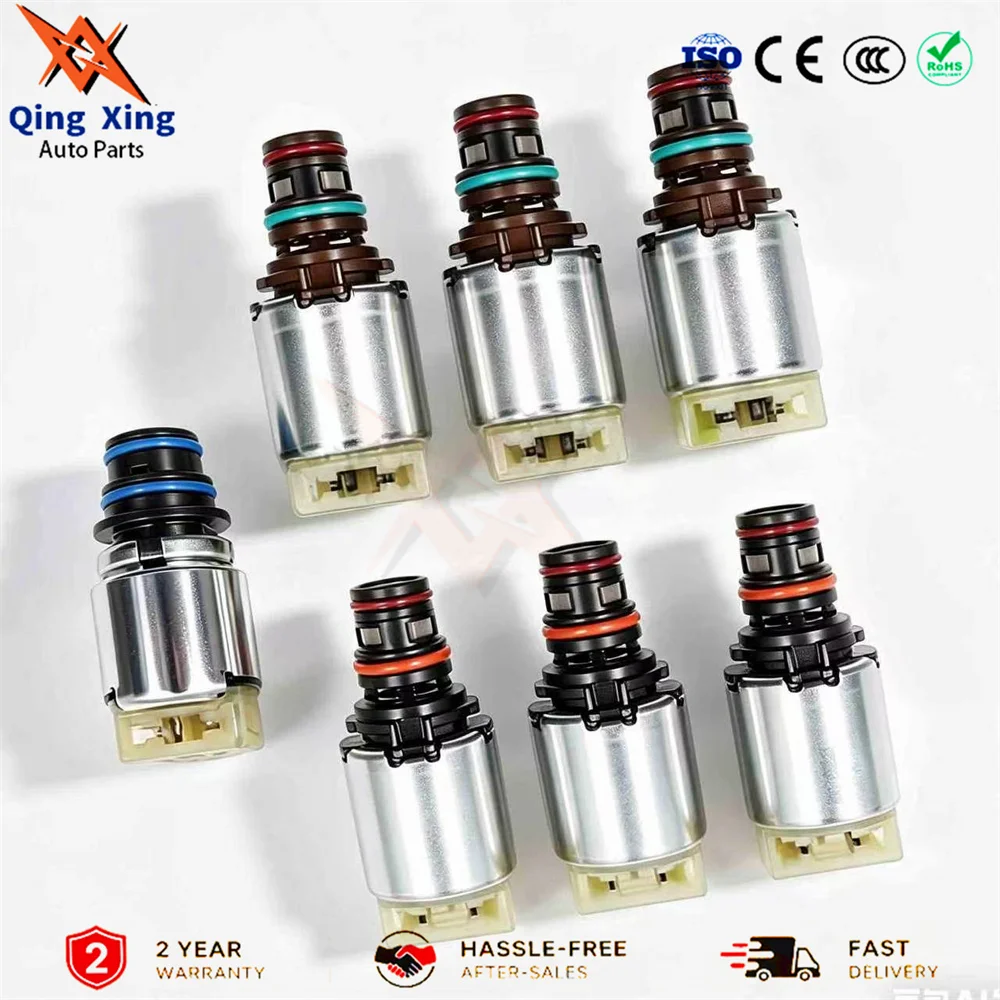 Original New 6F35 6F15 Solenoid Valve 7-Piece Set Suitable for Ford Escape Fusion Mazda CV6Z-7G391-A After 2009 Transmission