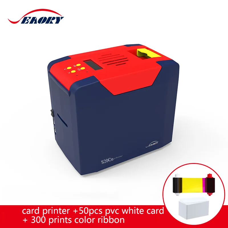 Seaory S20/26/28 Dual-sided PVC Card Printer Plastic ID Smart NFC RFID Magnetic Chip Card Printer For Office Business Employee