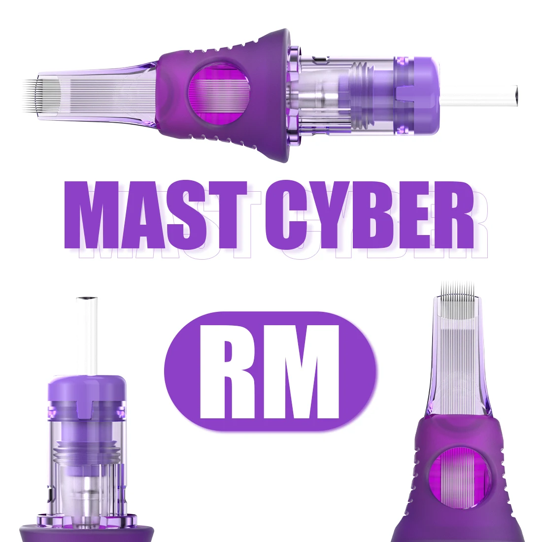 

Mast Tattoo Cyber 0.30mm Cartridge Needles Disposable Sterilized Safety Makeup Tattoo Machines Grips 20pcs/lot 5/7/9/11/13/15RM