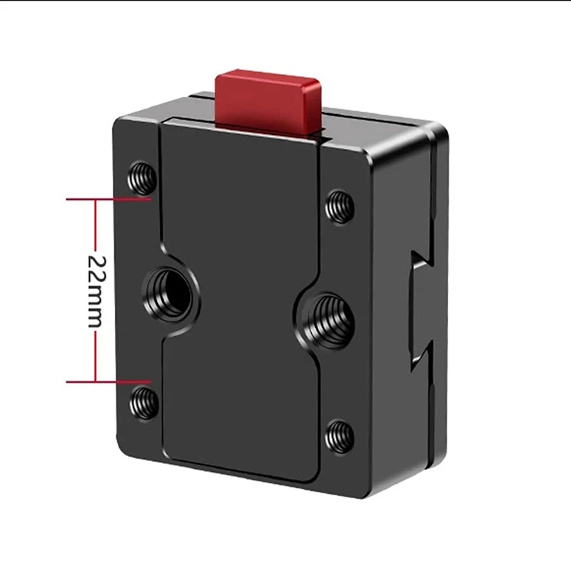 Zestaw montażowy Mini V-Lock Żeński V-Dock Męski Płyta szybkiego uwalniania V-Lock, Płytka V-Lock