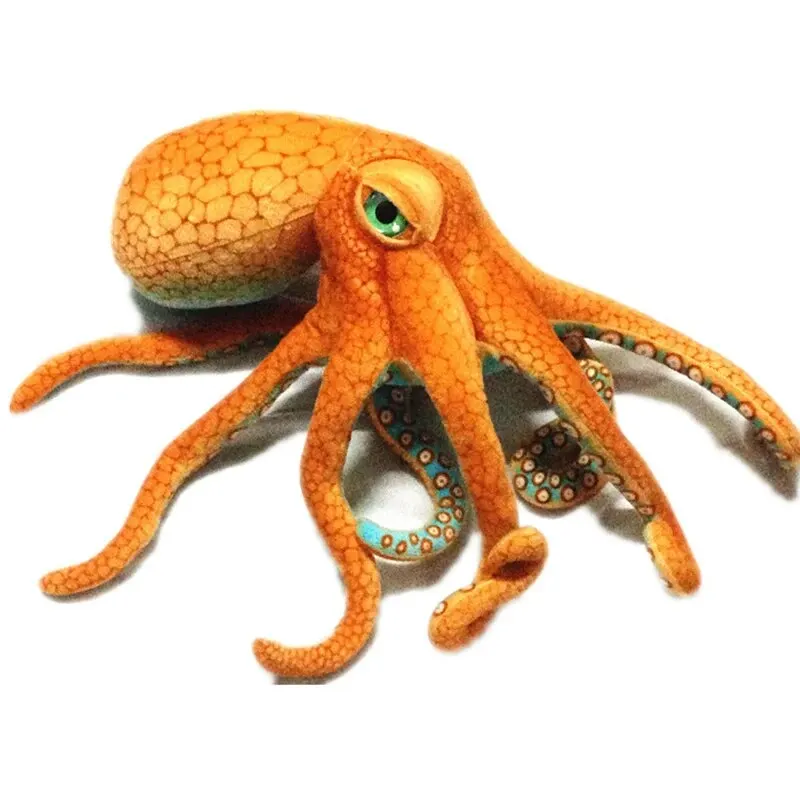 Stunning Lifelike Octopus Plush Toys Stuffed High Quality Simulated Squid Marine Animal Doll Xmas Gift for Kids Room Car Decor