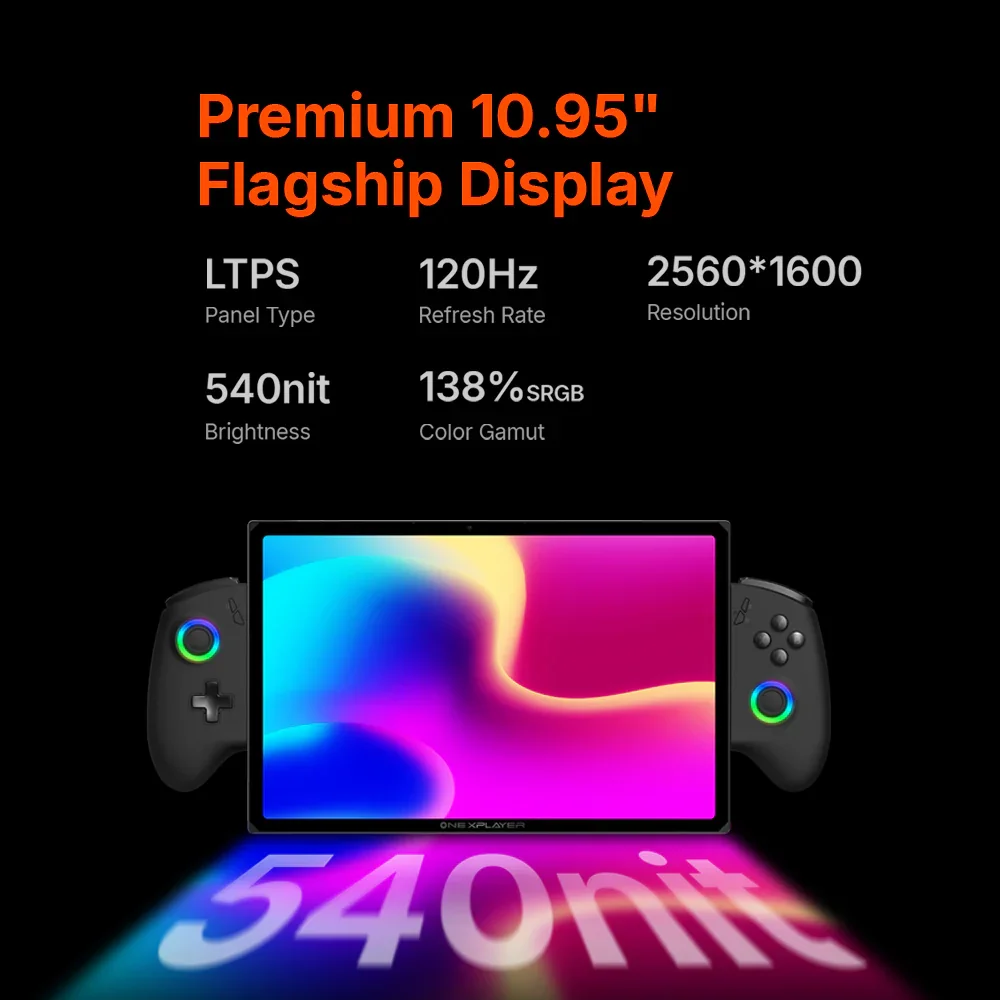 ألعاب OneXPlayer X1 air Next-Gen المحمولة الجديدة مع شاشة لمس OLED 120 هرتز وعصي تحكم بتأثير القاعة #2