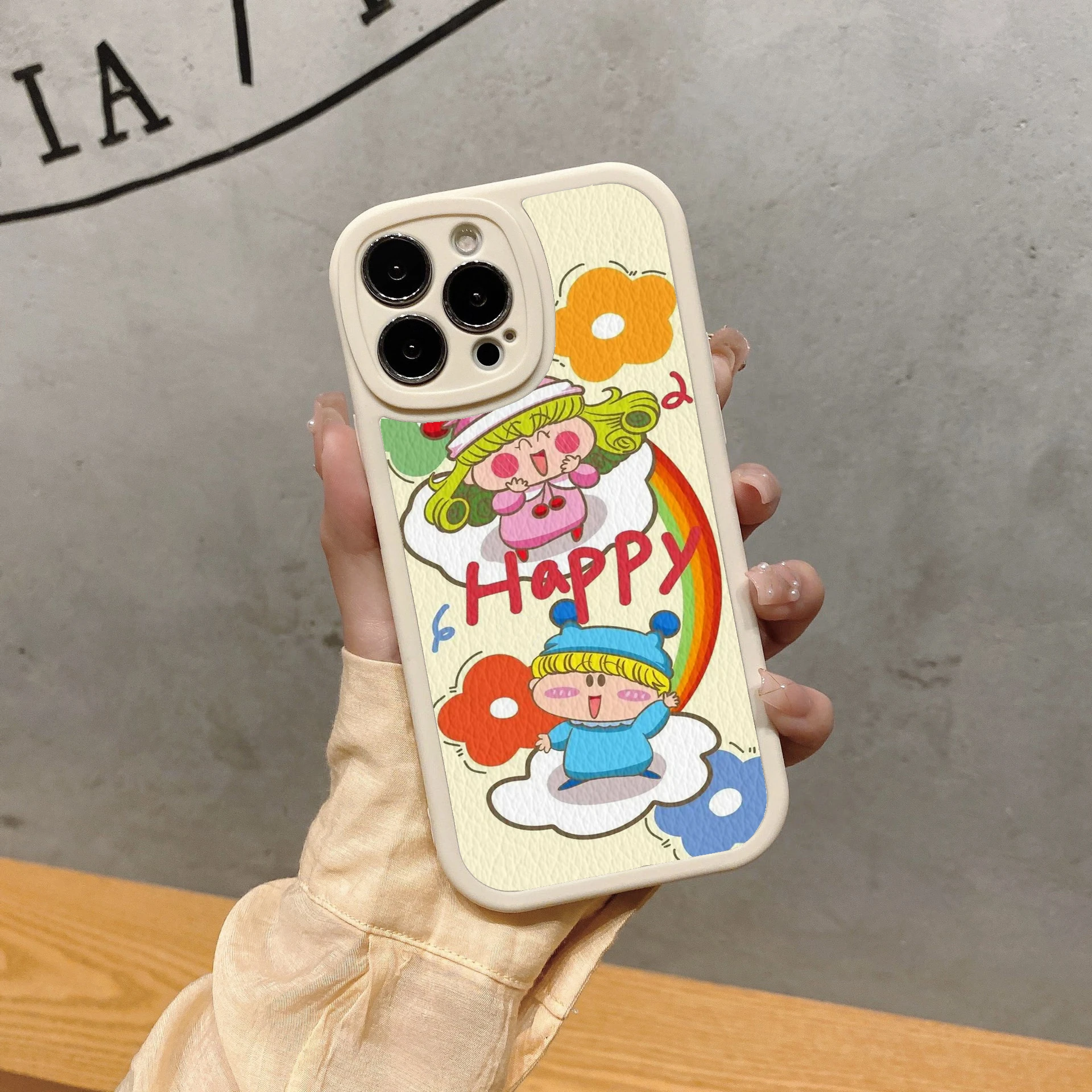 De Proteção da lente Pele De Cordeiro Dos Desenhos Animados Noinclude Mirumo わがまま☆フェアリー ミルモでポン! Capa de telefone para iphone14 11 12 13promax xr xsmax 7plus capa