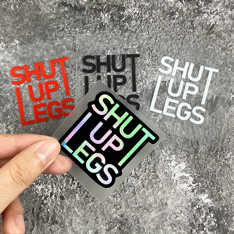 Waterproof Durable Shut Up Legs Vinyl Sticker 1Pack for MTB Mountain Road Bike Top Tube Handlebar Outdoor Frame Decoration