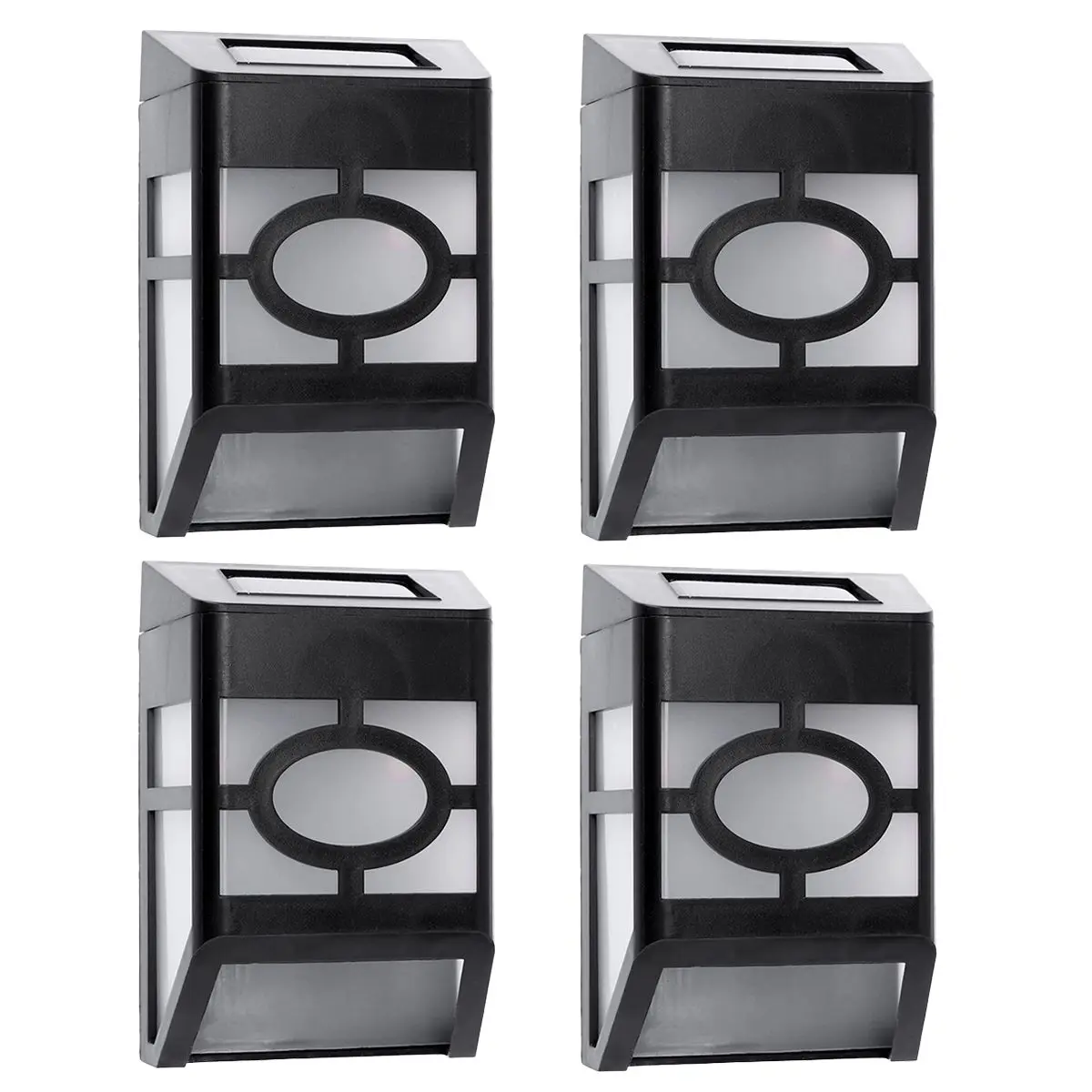 

4 Pcs Solar Wall Light Durable Outdoor Yard Lights Waterproof LED Tool for House Backyard Garden Energy Saving