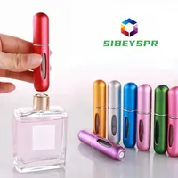 New 5ml Mini Portable Perfume Refill Bottle Refillable Spray Jar Scent Pump Empty Cosmetic Containers Atomizer for Travel Tools