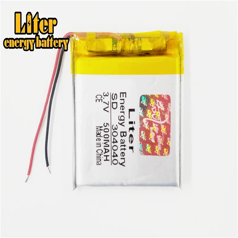 Good Qulity 3.7V,400mAH,304040 Polymer lithium ion / Li-ion battery for TOY,POWER BANK,GPS,mp3,mp4