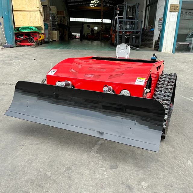 جزازة العشب الروبوتية الصغيرة التي يتم التحكم فيها عن بعد، ميزة ذاتية الدفع، محرك رباعي الأشواط للاستخدام في المزرعة