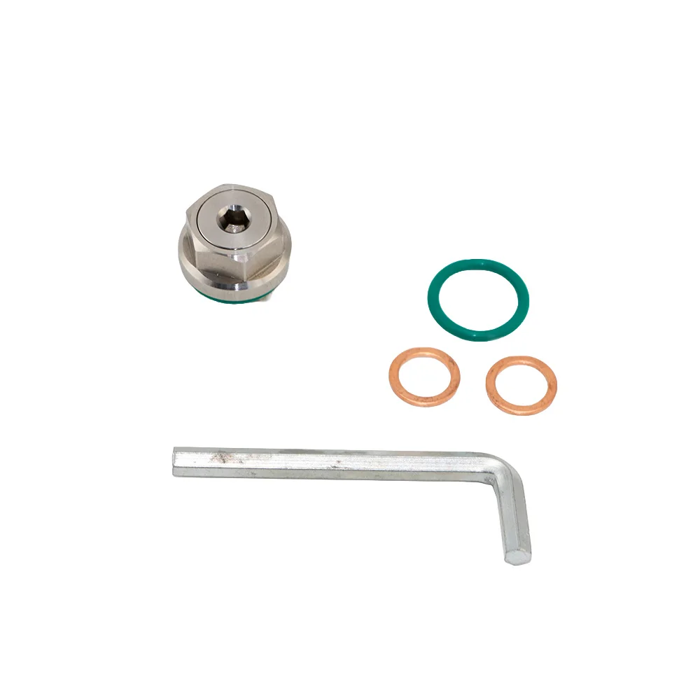 M16.1 Oil Drain Plug Oversize Piggyback Stainless Steel Self Tapping Oil Pan Thread Repair Kit with O-Ring For Augusta