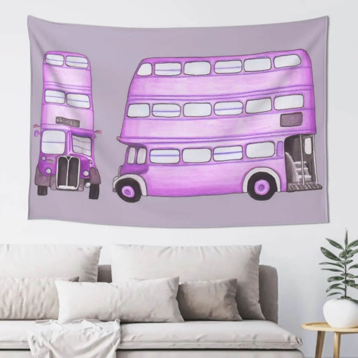 

Big Purple Bus Tapestry Cute Decor Bedrooms Decorations Room Aesthetic Tapestry