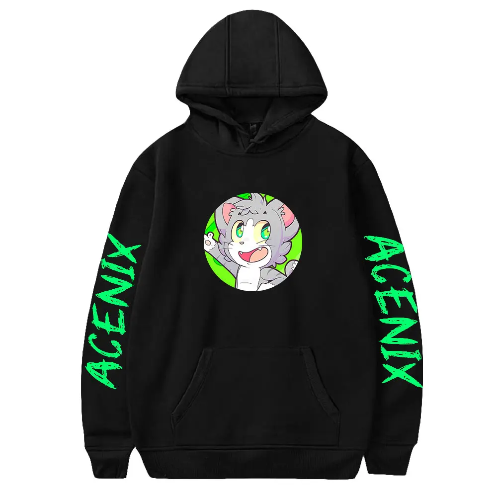 Acenix Merch Hoodies Winter Men/Women Hooded Sweet Streetwear Long Sleeve Acenix Sweatshirt