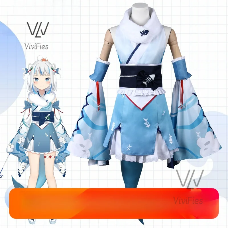 

Костюм для косплея Hololive Vtuber, новогоднее кимоно для женщин, девушек, мужчин, Взрослый Аниме наряд на Хэллоуин