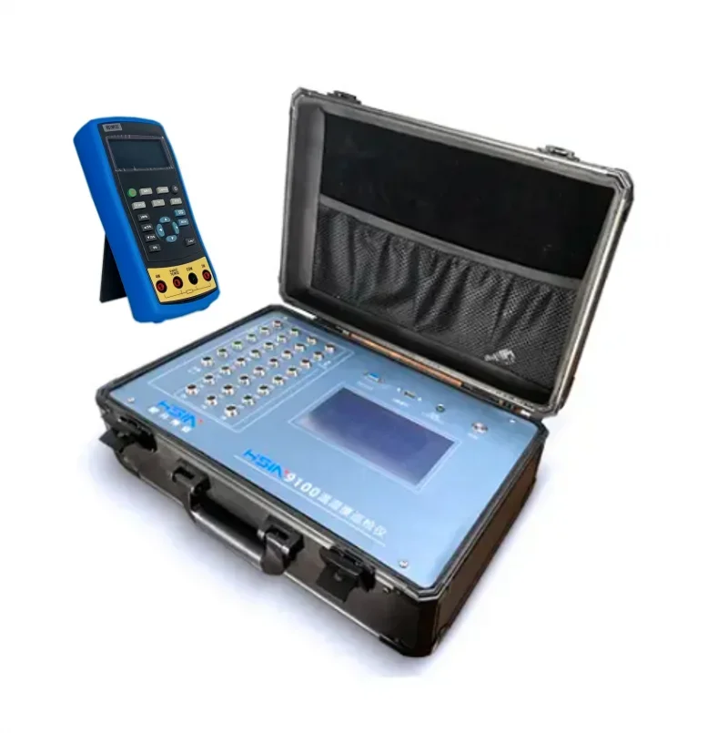 HSIN9100 Portable Automatic Temperature And Humidity Calibrator Field Environment Temperature Humidity Sensor Testing Equipment