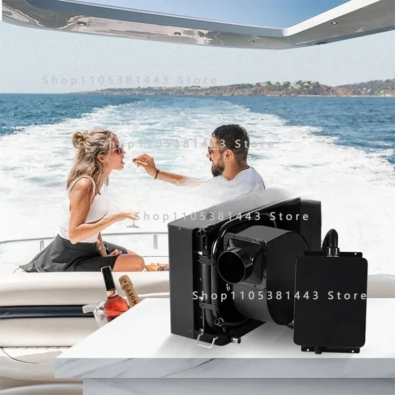 9000BTU Mar-ine A-ir Conditioner 12V-230V Self Contained Boat Conditioning Water Cooled Evaporative