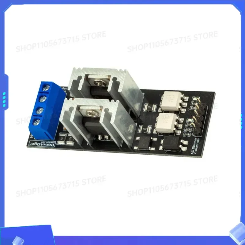for 2 Channel 3.3V 5V Logic AC 50 60Hz 220V 110V Light Dimmer Module for Lamps Elements Fans Pumps Air Cleaner