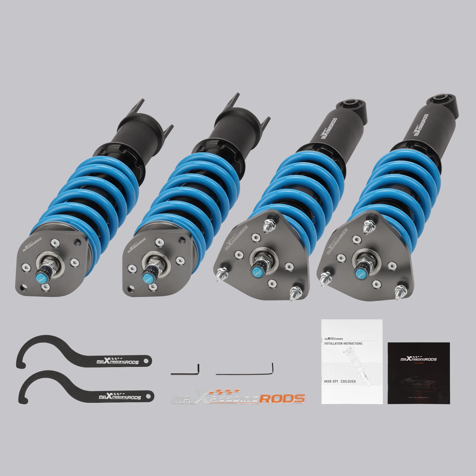 

MaXpeedingrods T6 Coilovers Strut for Nissan 370Z & Infiniti G37 RWD 09-15