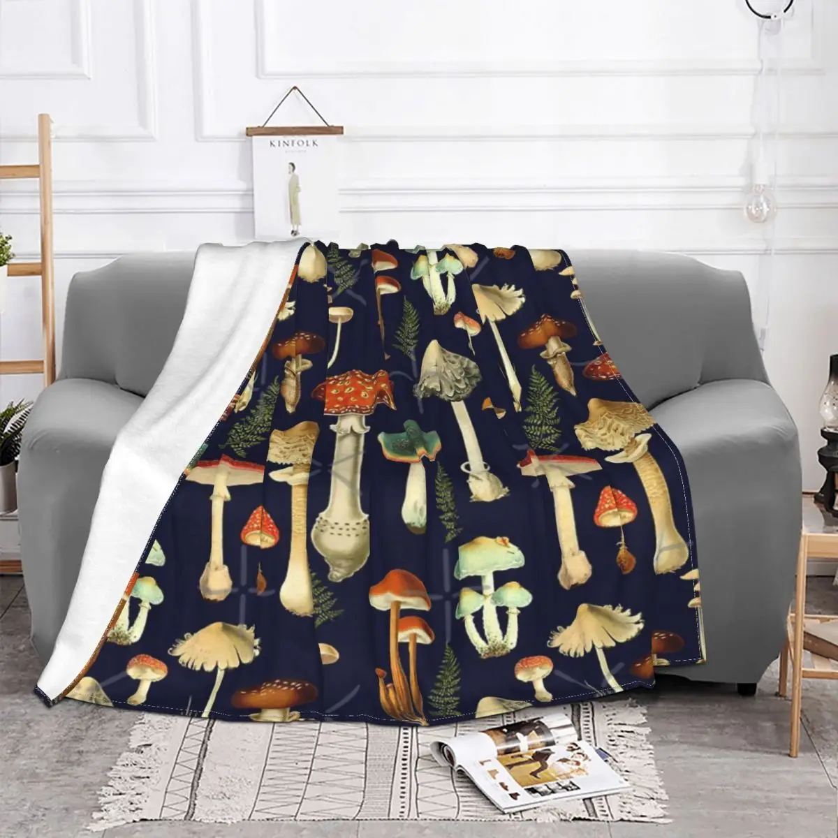 Toadstools Plush Bed Blankets Couple Blankets Blankets And Throws Throw Blanket