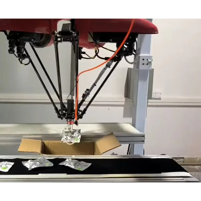 Precision 4 Axis Parallel Robot Vision 3kg Payload 1000mm Reach 3kW 220V Fast Sorting IP40