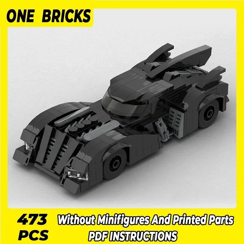 

Moc Building Bricks Famous Movie Car Model Bat Supercar V2 Technology Modular Blocks Gifts Toys For Children DIY Sets Assembly
