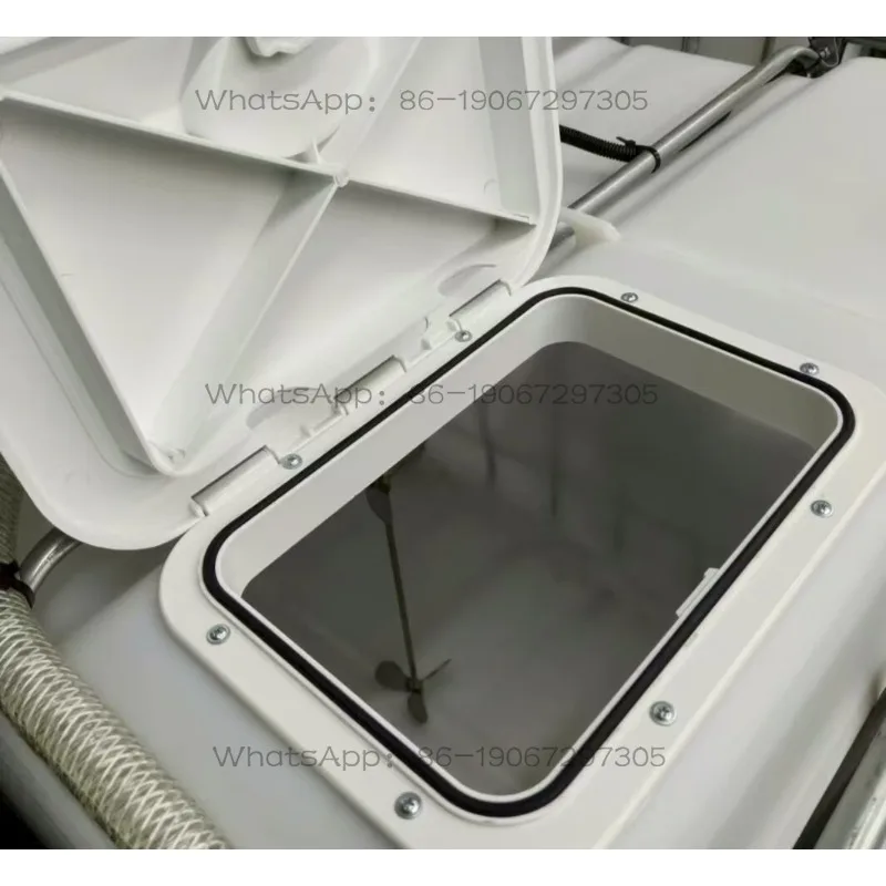 Plant protection dosing ton barrel modification accessories, ton barrel observation port, cleaning port modification barrel lid
