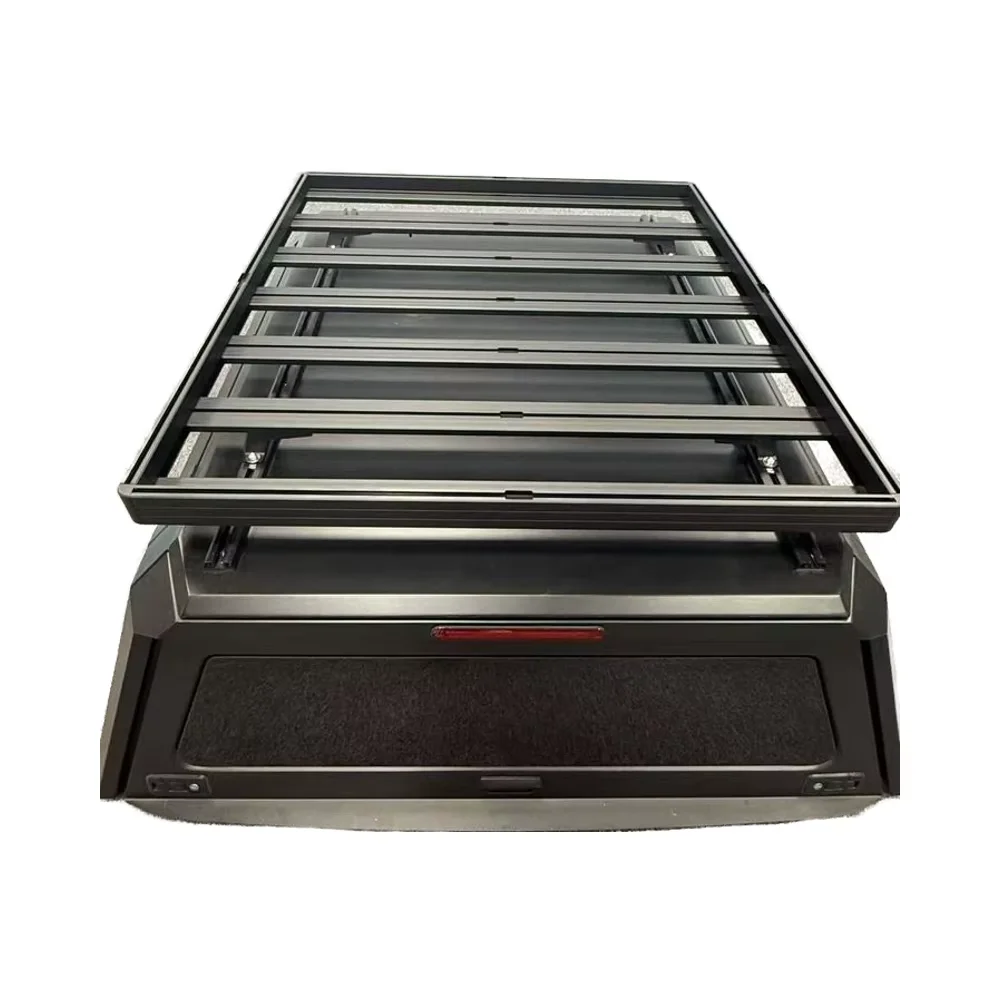 

Aluminum Alloy Flat Roof Rack Luggage Carrier Fit Hilux/FJ Cruiser Frontier GMC F150